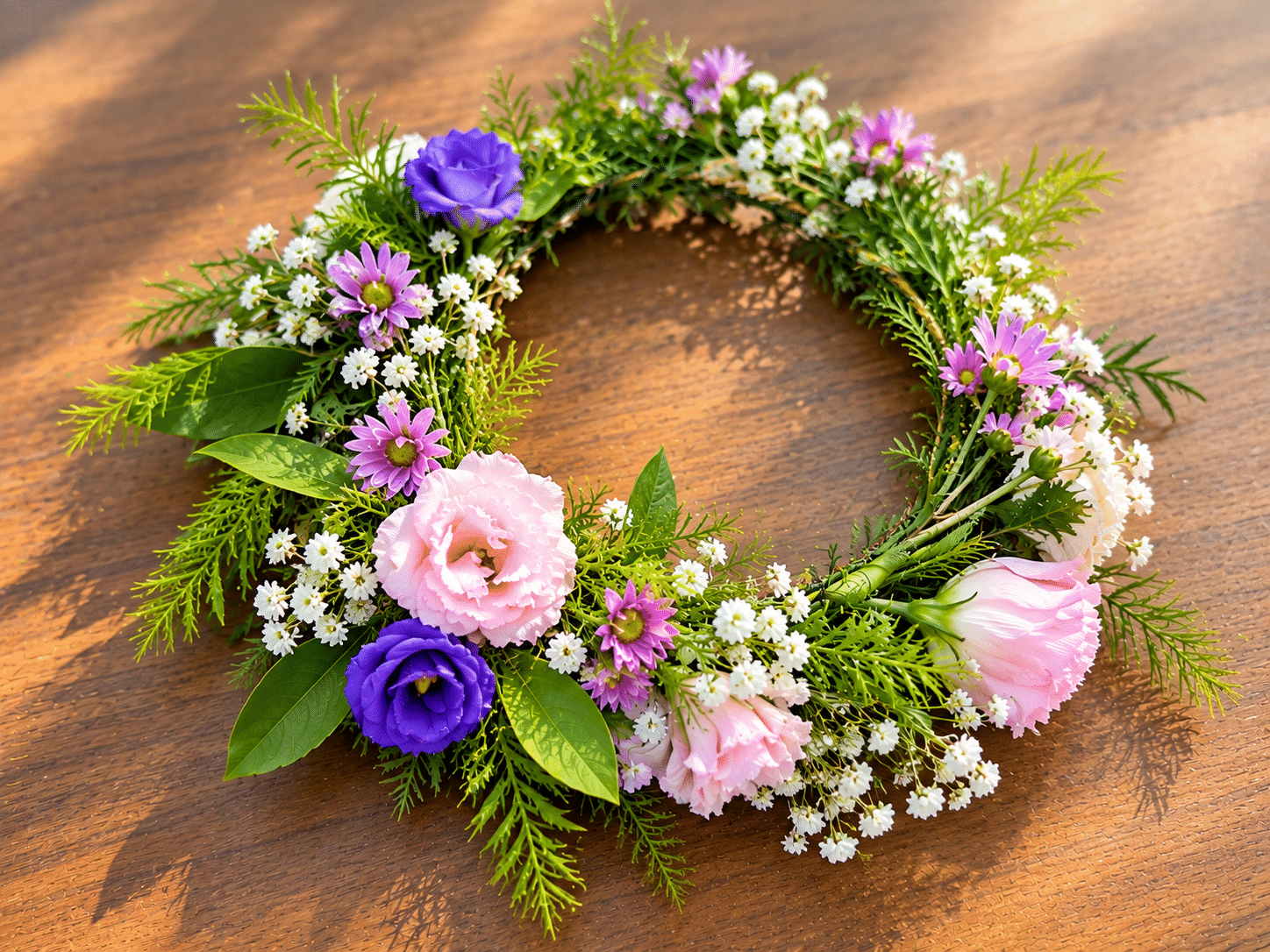 花冠之約. 鮮花花圈手作:圖片 2